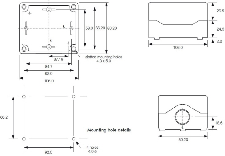 Anemo 4403 Dimensions 2